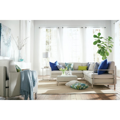 Lloyd Flanders™ Elements 30" Square End Table - Mink