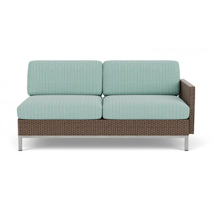 Lloyd Flanders - Elements Left Arm Settee with Loom Arm and Back