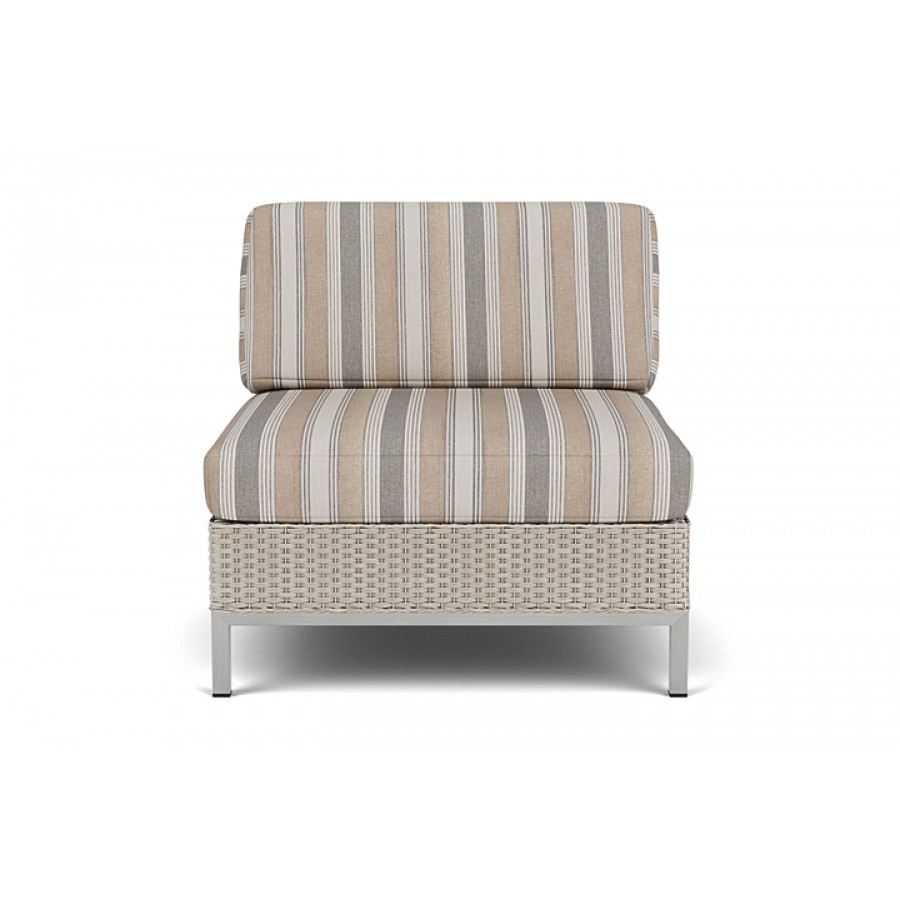 Lloyd Flanders™ Elements Armless Lounge Chair with Loom - Linen