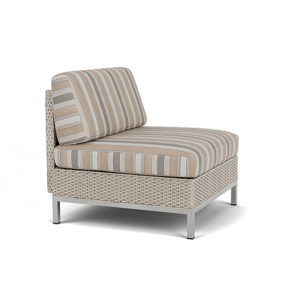 Lloyd Flanders™ Elements Armless Lounge Chair with Loom - Linen