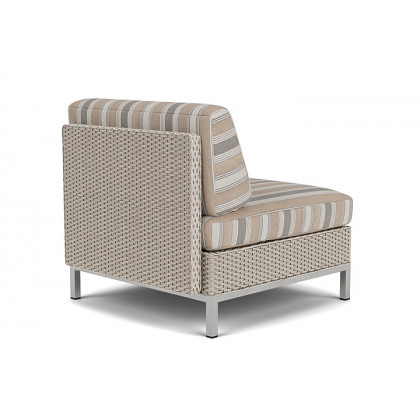 Lloyd Flanders™ Elements Armless Lounge Chair with Loom - Linen