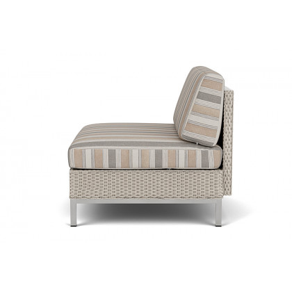 Lloyd Flanders™ Elements Armless Lounge Chair with Loom - Linen