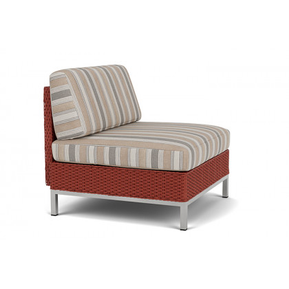 Lloyd Flanders™ Elements Armless Lounge Chair with Loom - Terracotta