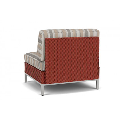 Lloyd Flanders™ Elements Armless Lounge Chair with Loom - Terracotta