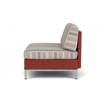 Lloyd Flanders™ Elements Armless Lounge Chair with Loom - Terracotta
