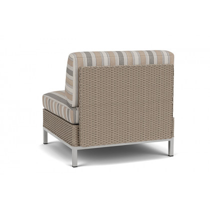 Lloyd Flanders™ Elements Armless Lounge Chair with Loom - French Beige