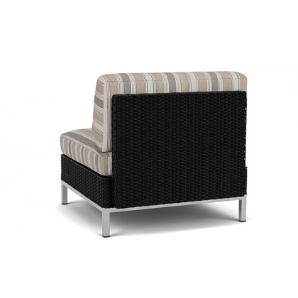 Lloyd Flanders™ Elements Armless Lounge Chair with Loom - Ebony