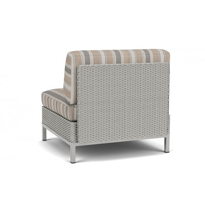 Lloyd Flanders™ Elements Armless Lounge Chair with Loom - Platinum