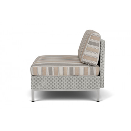 Lloyd Flanders™ Elements Armless Lounge Chair with Loom - Platinum