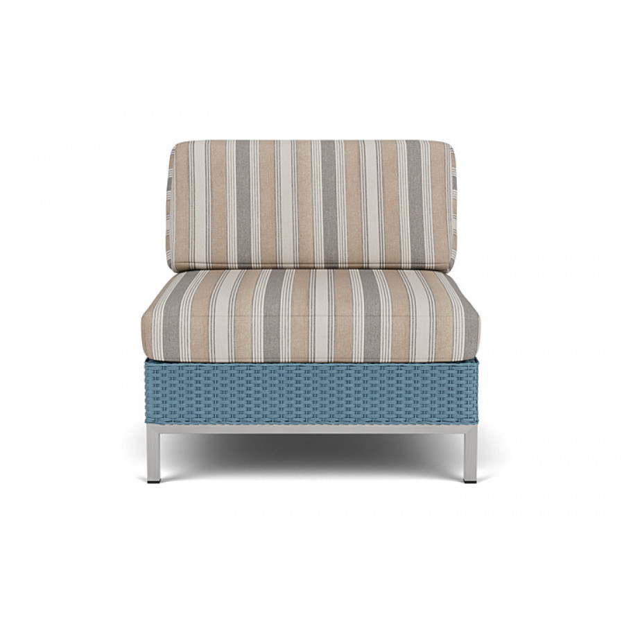 Lloyd Flanders™ Elements Armless Lounge Chair with Loom - Stillwater