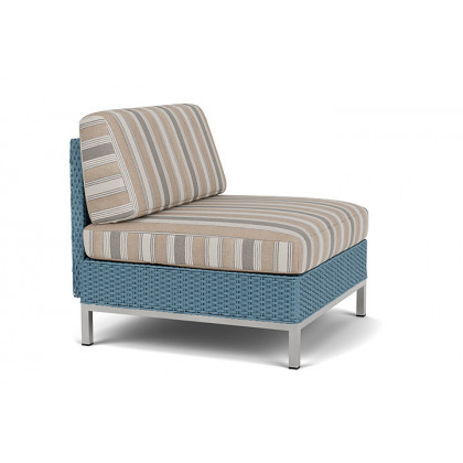 Lloyd Flanders™ Elements Armless Lounge Chair with Loom - Stillwater