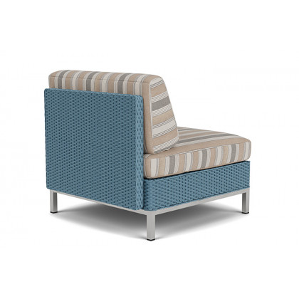 Lloyd Flanders™ Elements Armless Lounge Chair with Loom - Stillwater