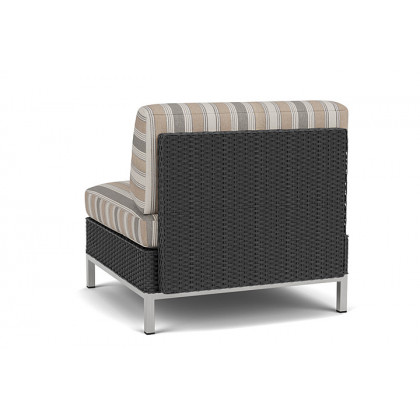 Lloyd Flanders™ Elements Armless Lounge Chair with Loom - Charcoal