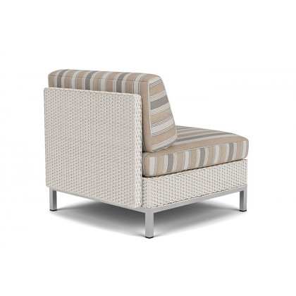 Lloyd Flanders™ Elements Armless Lounge Chair with Loom - Antique White