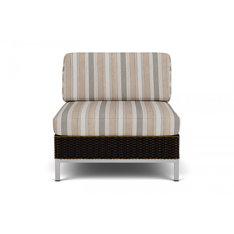 Lloyd Flanders™ Elements Armless Lounge Chair with Loom - Mink