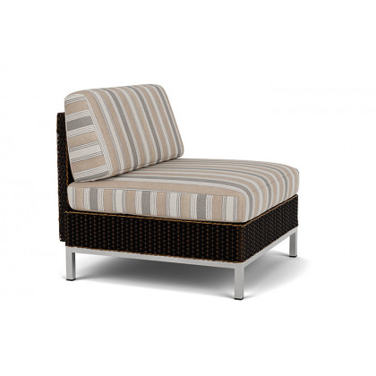 Lloyd Flanders™ Elements Armless Lounge Chair with Loom - Mink