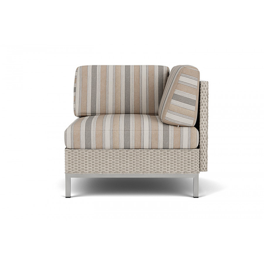 Lloyd Flanders™ Elements Corner Sectional with Loom Back - Linen