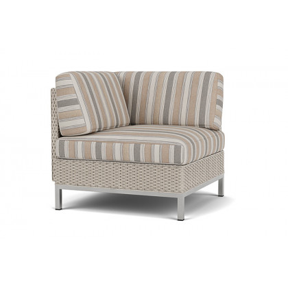 Lloyd Flanders™ Elements Corner Sectional with Loom Back - Linen