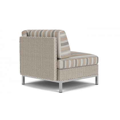 Lloyd Flanders™ Elements Corner Sectional with Loom Back - Linen