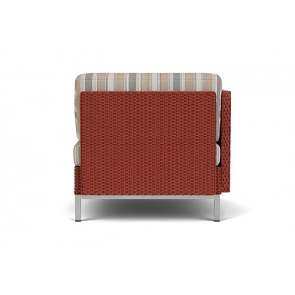 Lloyd Flanders™ Elements Corner Sectional with Loom Back - Terracotta