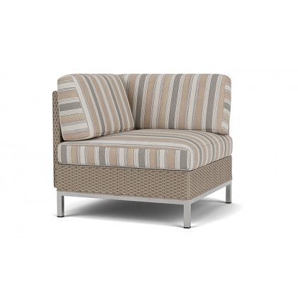 Lloyd Flanders™ Elements Corner Sectional with Loom Back - French Beige