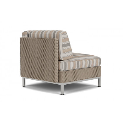 Lloyd Flanders™ Elements Corner Sectional with Loom Back - French Beige