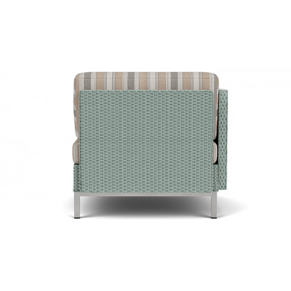 Lloyd Flanders™ Elements Corner Sectional with Loom Back - Sea Glass
