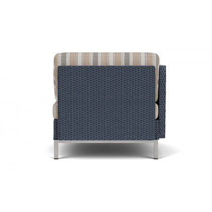 Lloyd Flanders™ Elements Corner Sectional with Loom Back - Denim Blue