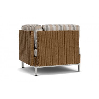 Lloyd Flanders™ Elements Corner Sectional with Loom Back - Hickory