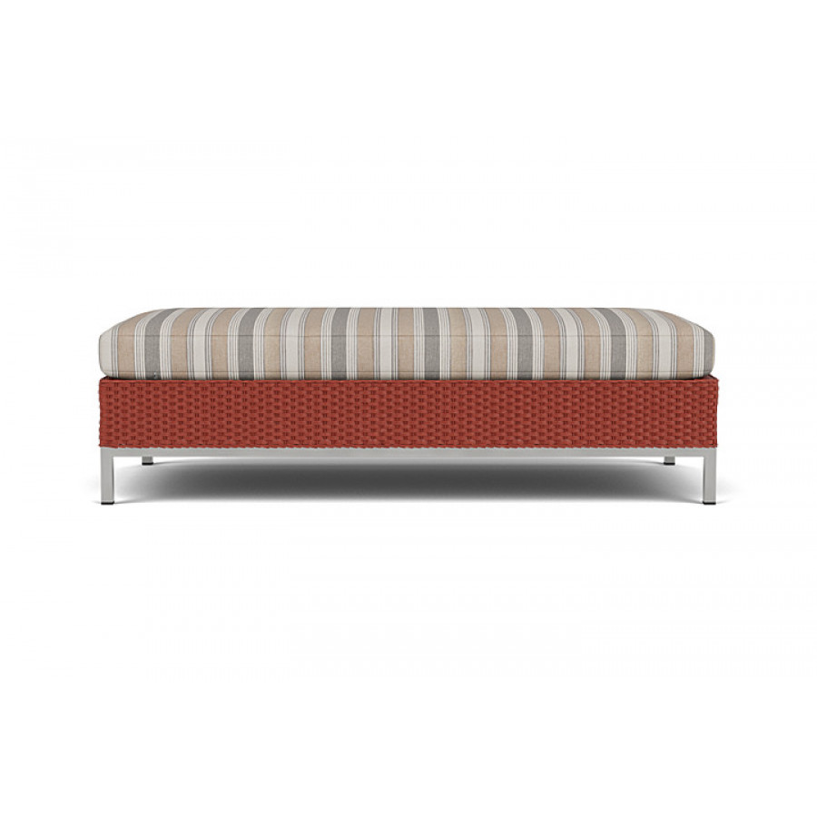 Lloyd Flanders™ Elements Large Ottoman - Terracotta