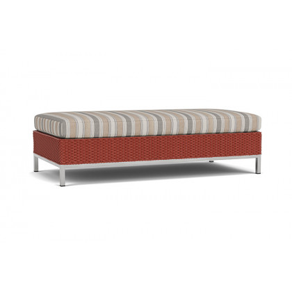 Lloyd Flanders™ Elements Large Ottoman - Terracotta