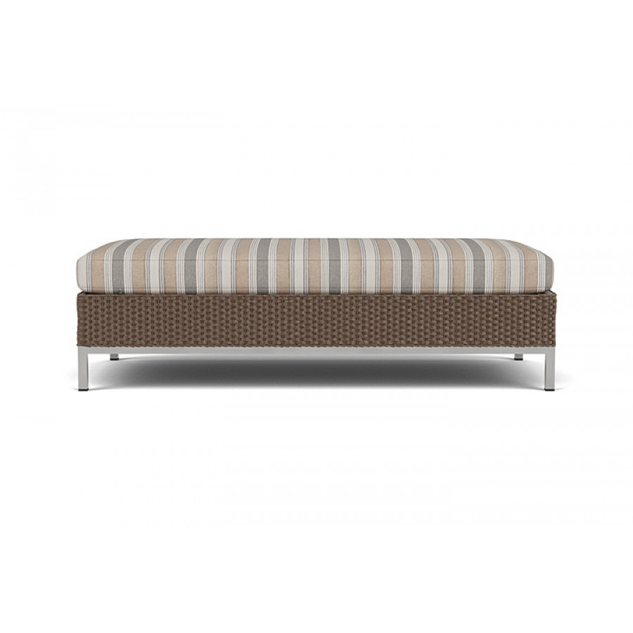 Lloyd Flanders™ Elements Large Ottoman - Bark