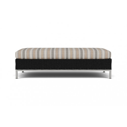 Lloyd Flanders™ Elements Large Ottoman - Ebony