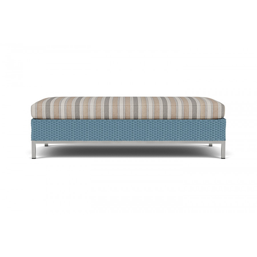 Lloyd Flanders™ Elements Large Ottoman - Stillwater