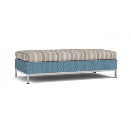 Lloyd Flanders™ Elements Large Ottoman - Stillwater