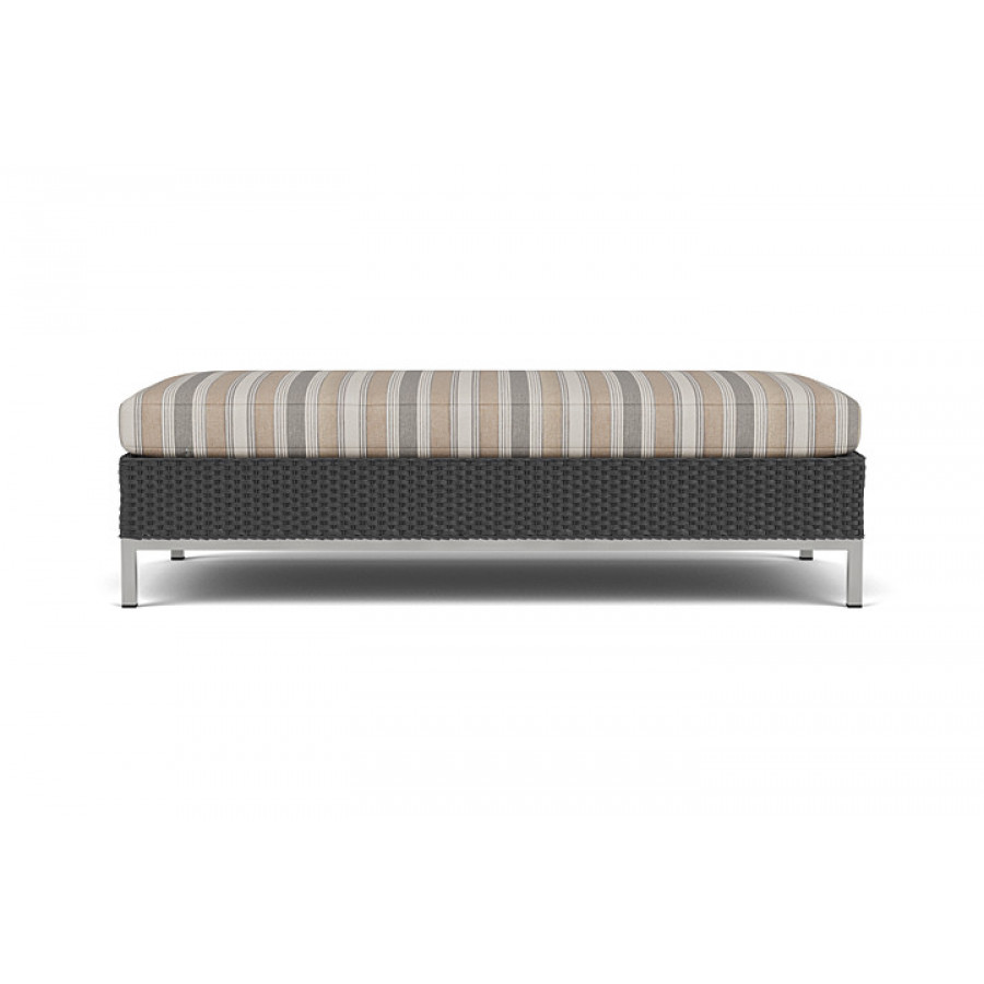 Lloyd Flanders™ Elements Large Ottoman - Charcoal