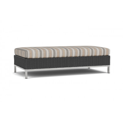 Lloyd Flanders™ Elements Large Ottoman - Charcoal
