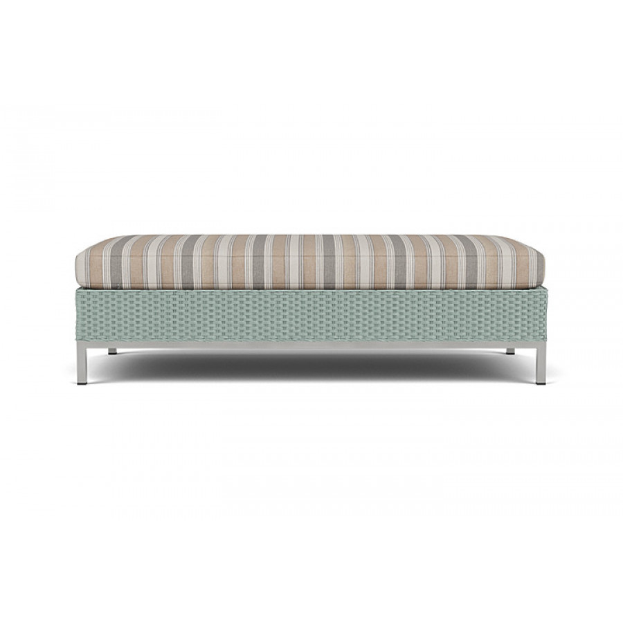 Lloyd Flanders™ Elements Large Ottoman - Sea Glass