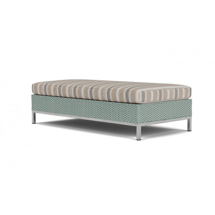 Lloyd Flanders™ Elements Large Ottoman - Sea Glass