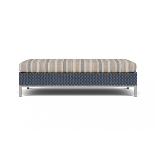 Lloyd Flanders™ Elements Large Ottoman - Denim Blue