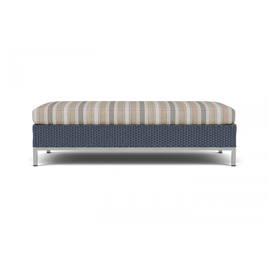 Lloyd Flanders™ Elements Large Ottoman - Denim Blue