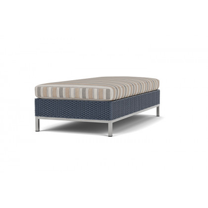Lloyd Flanders™ Elements Large Ottoman - Denim Blue