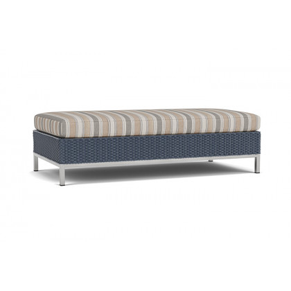 Lloyd Flanders™ Elements Large Ottoman - Denim Blue