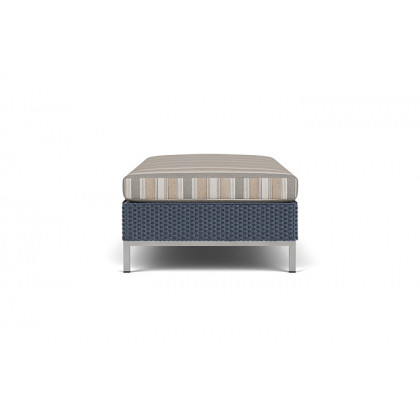 Lloyd Flanders™ Elements Large Ottoman - Denim Blue