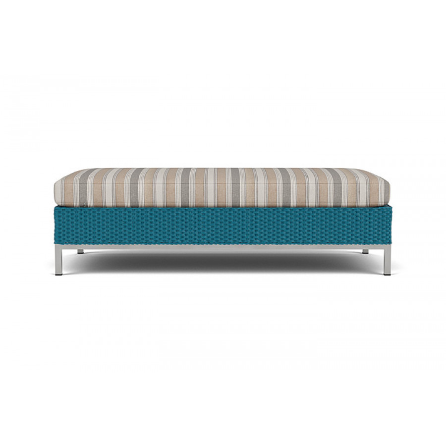 Lloyd Flanders™ Elements Large Ottoman - Peacock