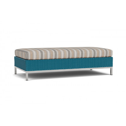 Lloyd Flanders™ Elements Large Ottoman - Peacock