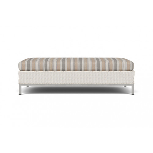 Lloyd Flanders™ Elements Large Ottoman - Antique White