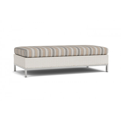 Lloyd Flanders™ Elements Large Ottoman - Antique White