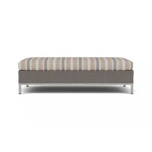Lloyd Flanders™ Elements Large Ottoman - Pewter