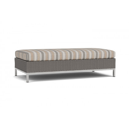 Lloyd Flanders™ Elements Large Ottoman - Pewter